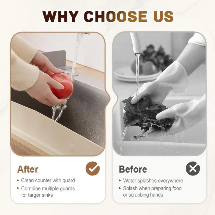 Silicone Sink Splash Guard™ – Buy 1 Get 1 Free